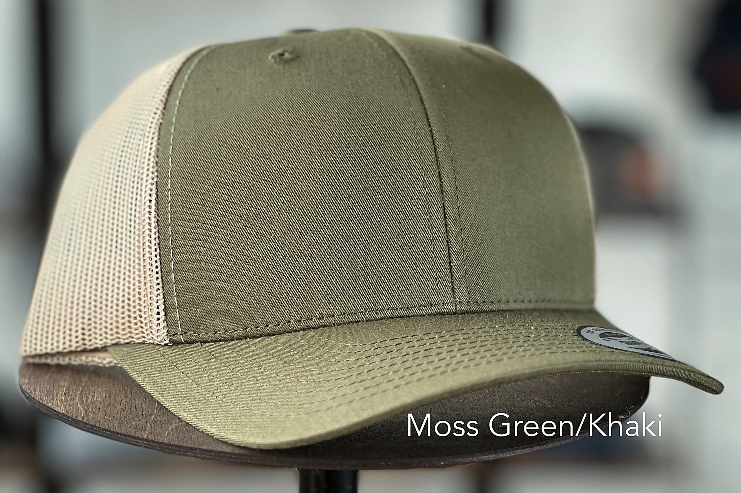 Skol - Aspen Leather Patch Hat (Moss/Khaki)